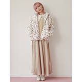 floralベロアキルトジャケット | merry jenny | 詳細画像26