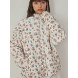 floralベロアキルトジャケット | merry jenny | 詳細画像35