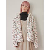 floralベロアキルトジャケット | merry jenny | 詳細画像4