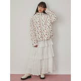 floralベロアキルトジャケット | merry jenny | 詳細画像40