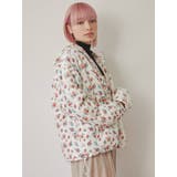 floralベロアキルトジャケット | merry jenny | 詳細画像5