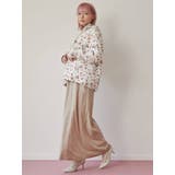 floralベロアキルトジャケット | merry jenny | 詳細画像7