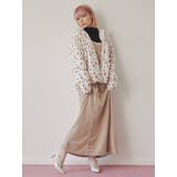 floralベロアキルトジャケット | merry jenny | 詳細画像8