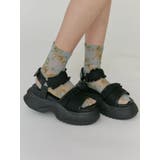 フリルメッシュスニーカーサンダル | merry jenny | 詳細画像25