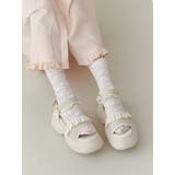 フリルメッシュスニーカーサンダル | merry jenny | 詳細画像8