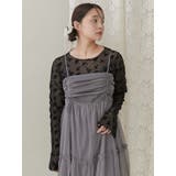 ドロストチュールキャミワンピース | merry jenny | 詳細画像10 