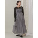 ドロストチュールキャミワンピース | merry jenny | 詳細画像5 