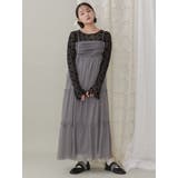 ドロストチュールキャミワンピース | merry jenny | 詳細画像7 