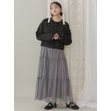 ドロストチュールキャミワンピース | merry jenny | 詳細画像8 