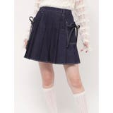 リボンポケットデニムプリーツスカート【セットアップ着用可能】 | merry jenny | 詳細画像39