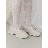 ギャザーフェイクレザースニーカー | merry jenny | 詳細画像1