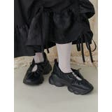 ギャザーフェイクレザースニーカー | merry jenny | 詳細画像16