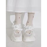 ribbonシアーベルクロスニーカー | merry jenny | 詳細画像11