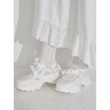 ribbonシアーベルクロスニーカー | merry jenny | 詳細画像21