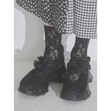 ribbonシアーベルクロスニーカー | merry jenny | 詳細画像23