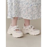 ribbonシアーベルクロスニーカー | merry jenny | 詳細画像6