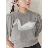 グレー | あひるジャカードニットtops | merry jenny