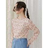 floral print レースtops | merry jenny | 詳細画像10
