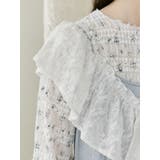 floral print レースtops | merry jenny | 詳細画像32