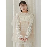 floral print レースtops | merry jenny | 詳細画像35