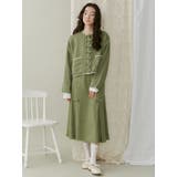 リボンプリーツミディスカート【セットアップ着用可能】 | merry jenny | 詳細画像10 