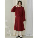 リボンプリーツミディスカート【セットアップ着用可能】 | merry jenny | 詳細画像12 