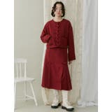 リボンプリーツミディスカート【セットアップ着用可能】 | merry jenny | 詳細画像13 