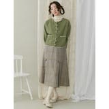 リボンプリーツミディスカート【セットアップ着用可能】 | merry jenny | 詳細画像18 