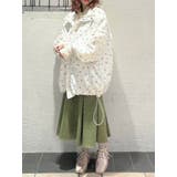 リボンプリーツミディスカート【セットアップ着用可能】 | merry jenny | 詳細画像6 