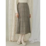 ミックス | リボンプリーツミディスカート【セットアップ着用可能】 | merry jenny