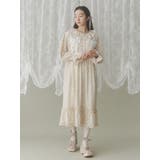 flowerフリルリボンワンピース | merry jenny | 詳細画像4