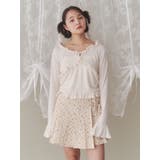 flowerリボンプリーツミニスカート | merry jenny | 詳細画像12 