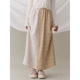 check×checkリボンギャザースカート | merry jenny | 詳細画像1 