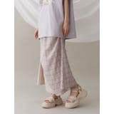 check×checkリボンギャザースカート | merry jenny | 詳細画像10 