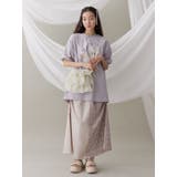 check×checkリボンギャザースカート | merry jenny | 詳細画像15 