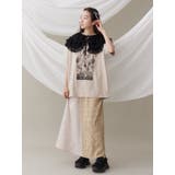 check×checkリボンギャザースカート | merry jenny | 詳細画像20 