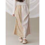 check×checkリボンギャザースカート | merry jenny | 詳細画像5 