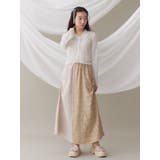 check×checkリボンギャザースカート | merry jenny | 詳細画像7 