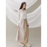 check×checkリボンギャザースカート | merry jenny | 詳細画像8 