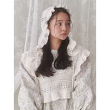 frillフードニットトップス | merry jenny | 詳細画像4