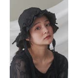 ribbonフリルハット[品番：MKSW0063413]｜merry jenny
