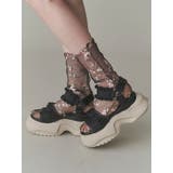 フリルメッシュスニーカーサンダル | merry jenny | 詳細画像27 