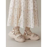 フリルメッシュスニーカーサンダル | merry jenny | 詳細画像3 