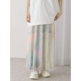 dreamingメッシュフレアスカート | merry jenny | 詳細画像15 