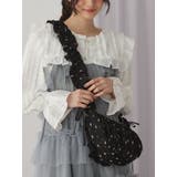 ブラック | flowerクロスボディバッグ | merry jenny