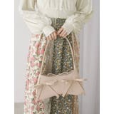 ピンク | ribbon ribbonコンパクトバッグ | merry jenny