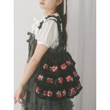 ブラック | クロシェティアードポシェット | merry jenny