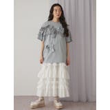 ribbon frill big tee | merry jenny | 詳細画像12