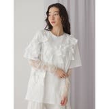 ribbon frill big tee | merry jenny | 詳細画像5