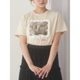 ベージュ | memory frame tee | merry jenny